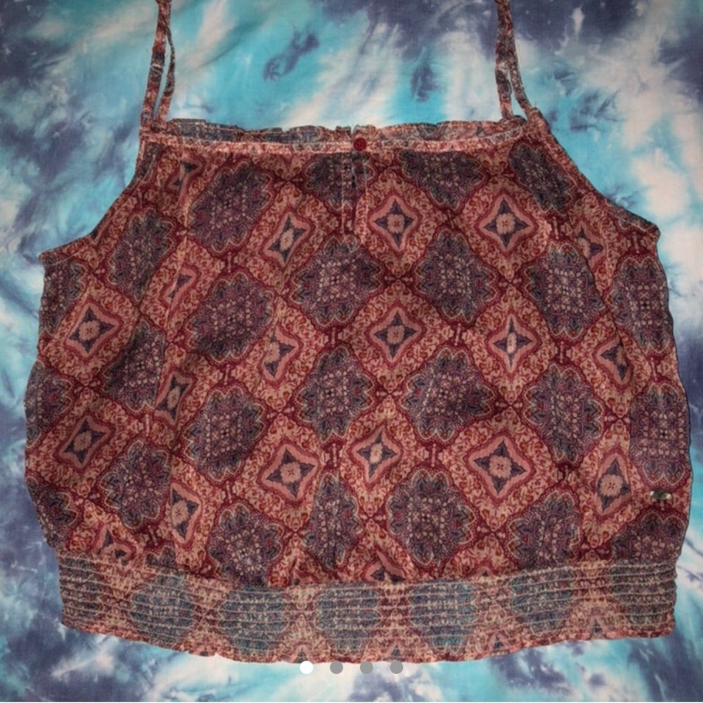 American Eagle Outfitters multicolor crop tank top